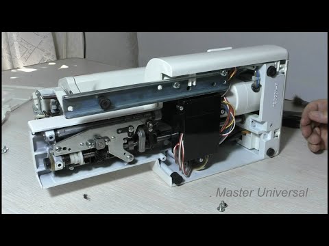 Видео: Как собрать корпус швейной машины Janome. Видео № 547.
