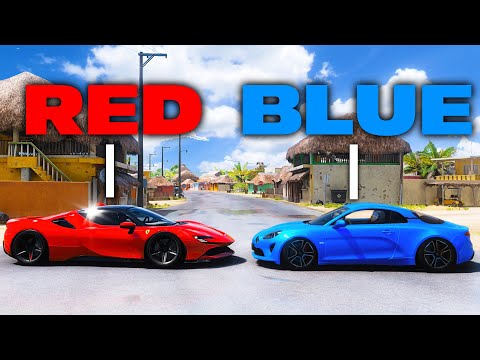 Видео: Forza, Красные против Синих