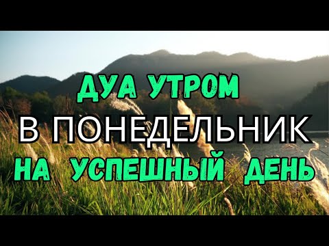 Видео: ДУА УТРОМ В ПОНЕДЕЛЬНИК САМЫЙ МОЩНЫЙ СТАРТ ДНЯ!🤲🌞