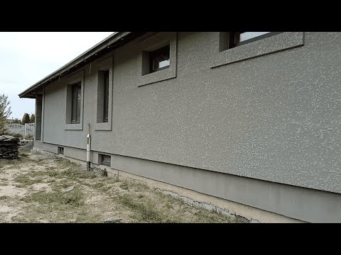 Видео: Утепление дома и монтаж самодельной лепнины-декора.