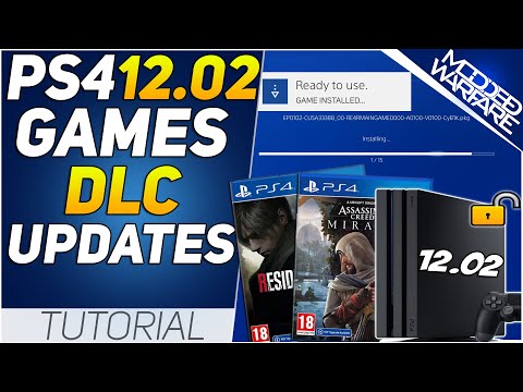 Видео: Установка игр PS4, DLC и обновлений на джейлбрейке 12.02!