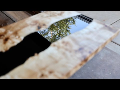 Видео: Как сделать - Комбинация эпоксидной смолы и сатинированного дерева