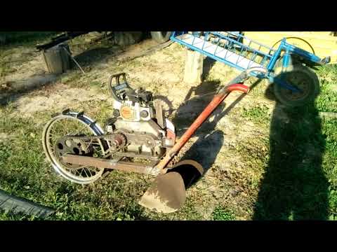 Видео: Мотоокучник.