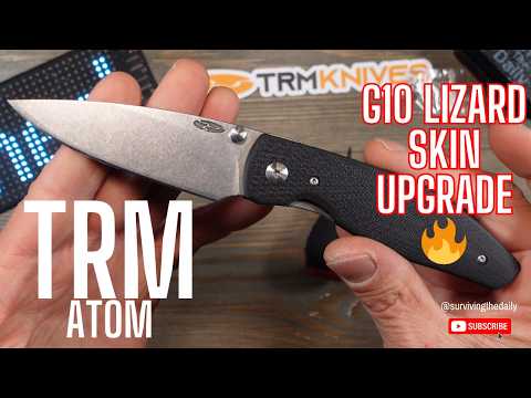 Видео: Замена шкалы TRM Atom – простое обновление кожи ящерицы G10 (100% сделано в США!