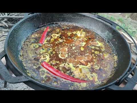 Видео: Ферганский плов в казане.