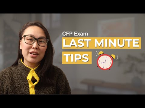 Видео: Советы напоследок перед экзаменом CFP