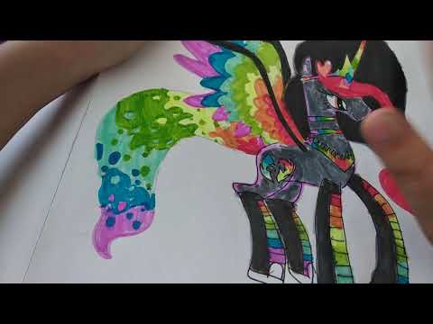 Видео: Мои рисунки пони продолжение