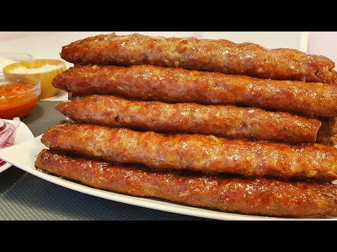 Видео: ШАШЛЫК в Духовке🔝МЯГКИЙ,СОЧНЫЙ и Ооочень вкусный💥Duxovkada Shashlik/Kabob☆Shish Kebab/Люля кебаб😍