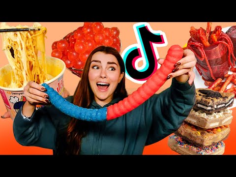 Видео: Пробуем ВИРУСНУЮ ЕДУ в магазине Tiktok!