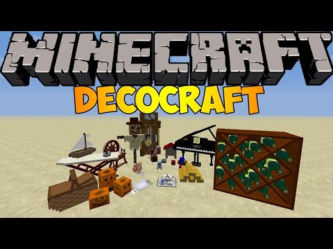 Видео: ОБЗОР МОДА НА МЕБЕЛЬ  В МАИНКРАФТ ( DECORCRAFT )