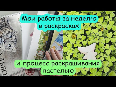 Видео: Итоги недели №54. Хобби влог + процесс раскрашивания пастелью