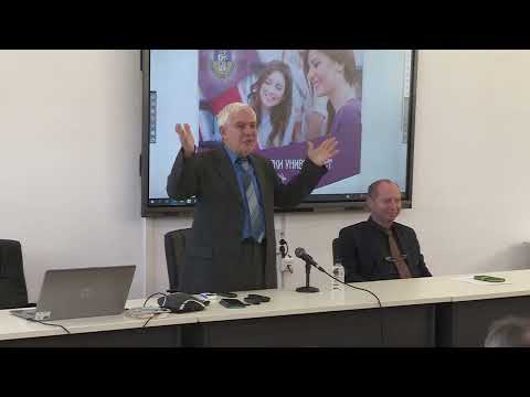 Видео: Лекция на Теодосий Теодосиев пред студенти на Великотърновския университет