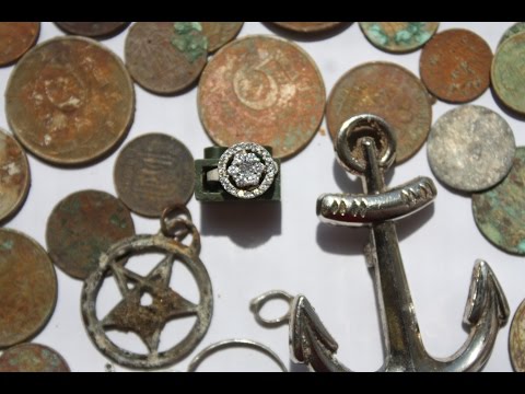 Видео: Поиск золота на пляже. Черное море. день 2