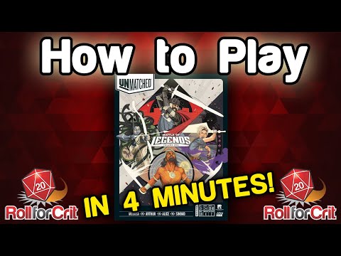 Видео: Как играть в Unmatched