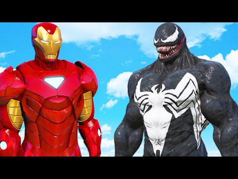 Видео: железный человек против яда (классика) - эпическая битва