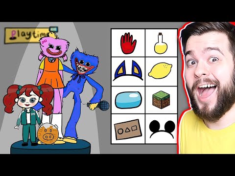 Видео: ОДЕВАЮ ХАГИ ВАГИ, КИСИ МИСИ и ПОППИ 🤩 Мульт ИГРА В КАЛЬМАРА vs POPPY PLAYTIME Анимация