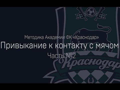 Видео: Привыкание к контакту с мячом. Часть 2