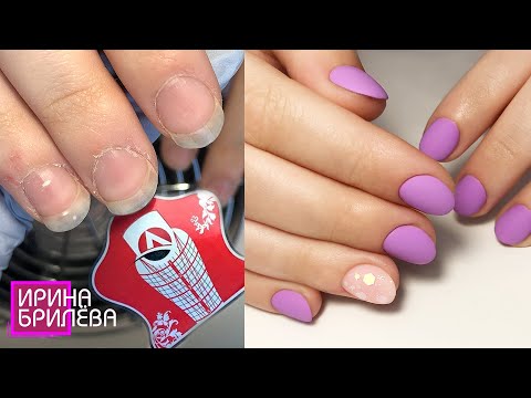Видео: Маникюр в 13 лет 😍 Наращивание одного ногтя