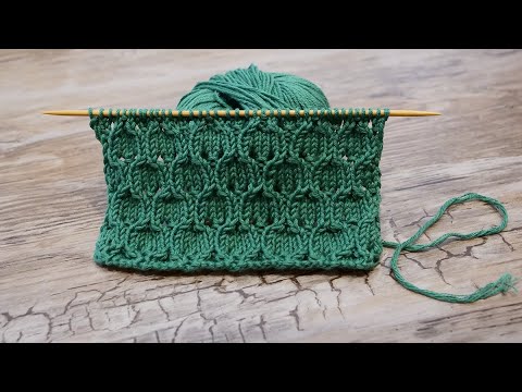 Видео: Узор «Бутоны пиона» спицами 🌹 « Peony buds » knitting pattern