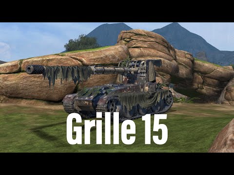 Видео: Grille 15 Теперь танкует фугасы и не только | Tanks Blitz