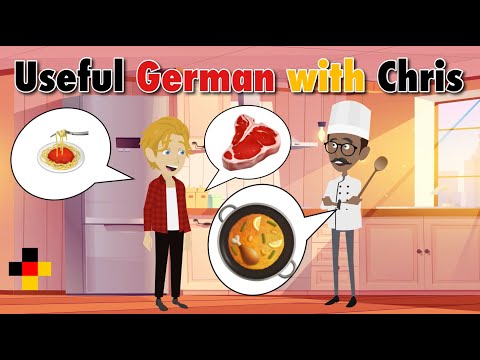 Видео: Учить немецкий язык | Сегодня мы хотим готовить для наших гостей | Диалог с субтитрами