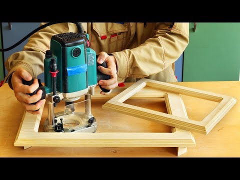 Видео: Фрезерование и изготовление рамок для А4 и А3, milling wooden frames for A3 and A4