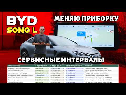 Видео: Навигатор в приборке BYD. Регламент обслуживания