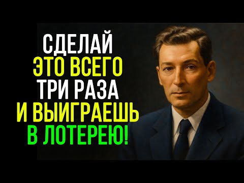 Видео: СДЕЛАЙ это ВСЕГО 3 раза и ТЫ ВЫИГРАЕШЬ В ЛОТЕРЕЮ - Невилл Годдард