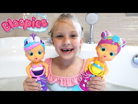 Видео: У Эммы новые подружки РУСАЛОЧКИ BLOOPIES