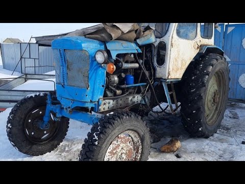 Видео: 50 летний тактор по цене мотоблока тест драйв спустя месяц после покупки в слепую