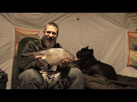 Видео: Как Поймать Леща в Бесклёвье! Рыбалка с ночёвкой! Февравль 2020г!