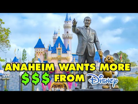 Видео: Город Анахайм считает, что вы недостаточно платите за Диснейленд