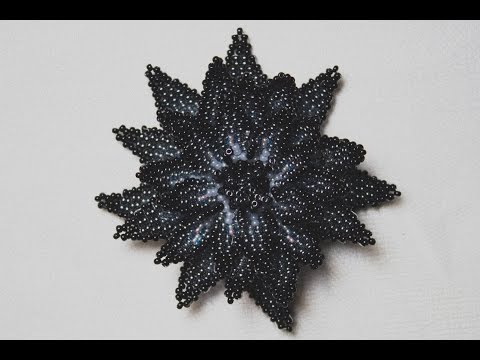 Видео: Цветы из бисера. Кувшинка (Часть 1/2)