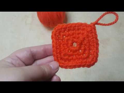 Видео: Вязание крючком. Урок 7. Квадрат столбиками без накида