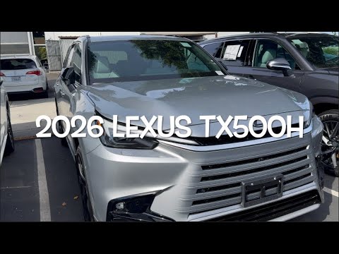 Видео: Lexus TX500h F Sport SUV AWD 2026 года с ценами