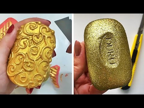 Видео: Асмр мыло резки | Удовлетворительное видео ASMR #8