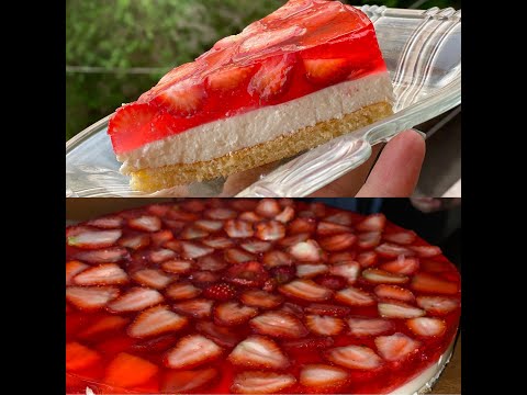 Видео: Ելակով սուֆլե #tort #торт с желе ягодами и творогом