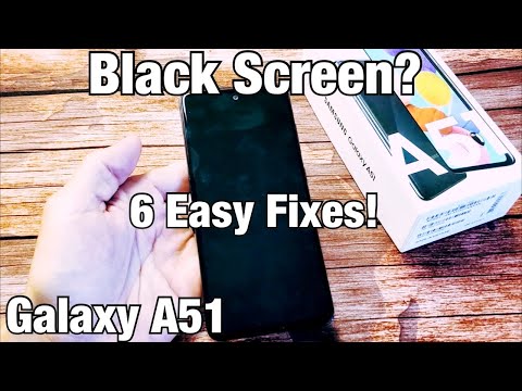 Видео: Galaxy A51: как исправить черный экран или экран не включается (6 простых решений)