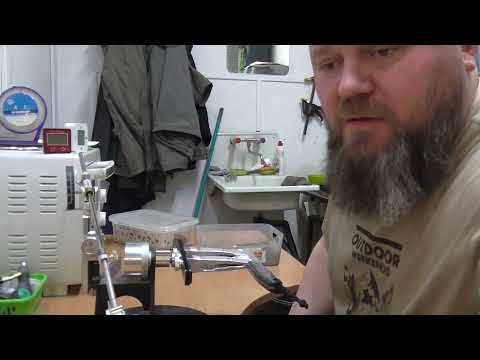 Видео: Заточка ножа из PGK. Венёвские эльборовые бруски. Часть 3.