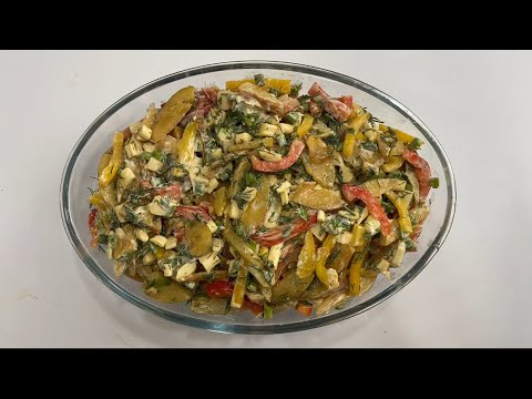 Видео: Салат из слив с сыром ,, косичка ". Plum Salad with Braided Cheese.