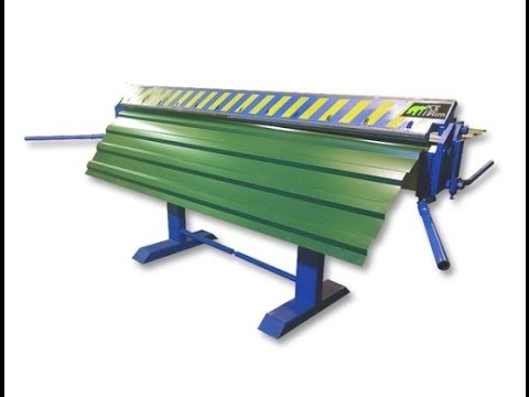 Видео: Ручной листогиб для производства профнастила ЛСП2000, 120т.р.