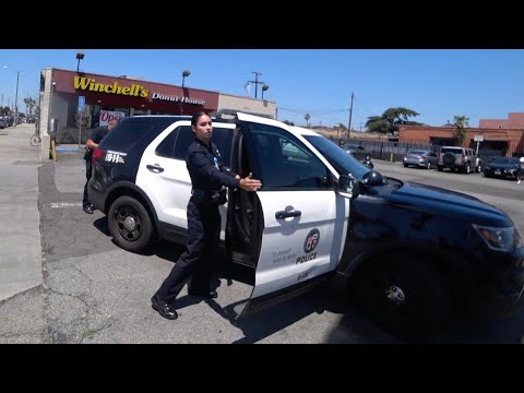 Видео: Полицейская погоня в Лос-Анджелесе