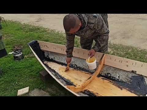 Видео: Маленькая лодка, для рыбалки и охоты.