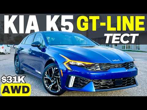 Видео: Kia K5 GT-Line AWD: 2.5 атмо и полный привод за $31K! Тест
