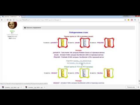 Видео: РР3. Турнир "Домино". Обзор турнира на базах ВТ и Камчатка.