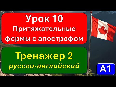 Видео: A1, урок 10, тренажер 2: говорим о родственниках и домашних животных с указательными местоимениями.