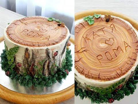 Видео: КРЕМОВЫЙ Торт "ПЕНЬ  БЕРЁЗЫ" от SWEET BEAUTY СЛАДКАЯ КРАСОТА, Cake Decoration