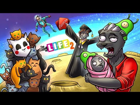 Видео: МЫ НА ЛУНЕ? НУ НИЧЕГО И ЗДЕСЬ ПРОЖИВЕМ СВОЮ ЖИЗНЬ :D УГАРНАЯ НАСТОЛКА The Game of Life 2