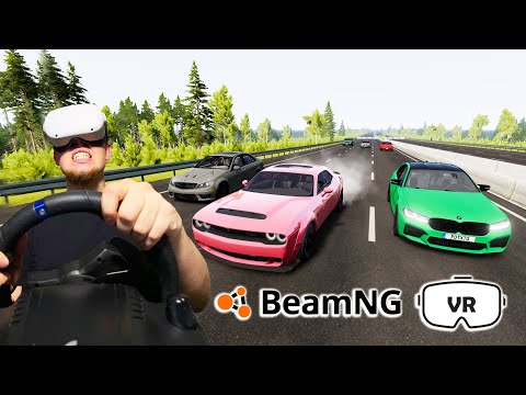 Видео: ГОНЯЕМ ПО АВТОБАНУ ГЕРМАНИИ В VR! – BeamNg Drive #1