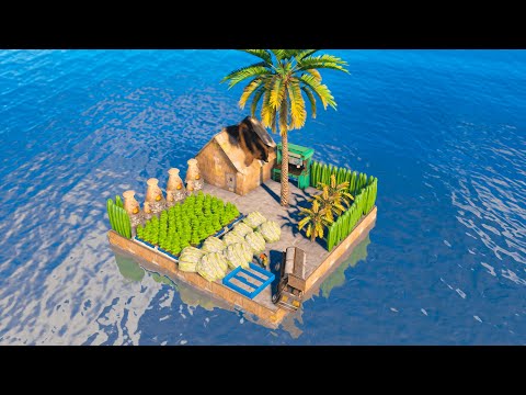 Видео: Построил искусственный остров посреди океана в Rust/Раст